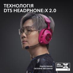 Наушники Logitech G Pro X 2 Lightspeed Wireless Magenta Фото 7