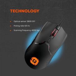 Мышка Canyon GM-116 Carver USB Black Фото 7