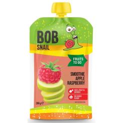 Детское пюре Bob Snail Смузи Яблоко-Малина пастеризованное 200 г Фото
