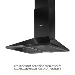 Вытяжка кухонная Weilor WK 65 FBL Фото 2