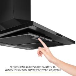 Вытяжка кухонная Weilor WK 65 FBL Фото 4