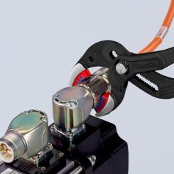 Ключ KNIPEX трубний переставний з пластиковою накладкою Фото 1