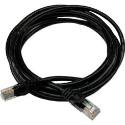 Патч-корд GEAR 1м UTP cat.5e, CU, 24AWG, black Фото 1