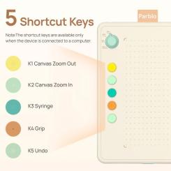 Графический планшет Parblo Ninos Q Mobile Фото 3