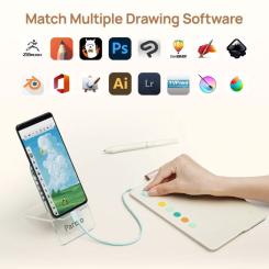 Графический планшет Parblo Ninos Q Mobile Фото 6