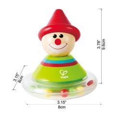 Погремушка Hape неваляшка клоун Ральф Фото 3