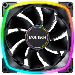 Кулер для корпуса MONTECH RX140 PWM BLACK Фото 1