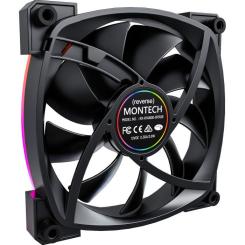Кулер для корпуса MONTECH RX140 PWM BLACK Фото 2