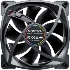 Кулер для корпуса MONTECH RX140 PWM BLACK Фото 3