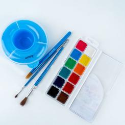 Акварельные краски Kite Classic, 12 цветов Фото 3