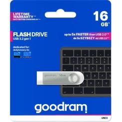 USB флеш накопитель Goodram 16GB UNO3 Steel USB 3.2 Фото 3