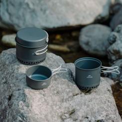 Набор туристической посуды Naturehike CNK2300CJ0002 1,8 л алюміній Фото 5