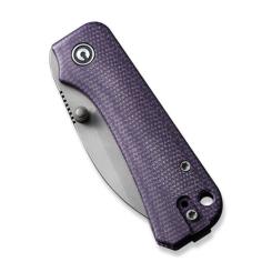 Нож Civivi Baby Banter Wharncliffe Violet Micarta Фото 4