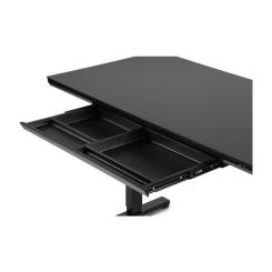 Компьютерный стол Barsky StandUp black glass 1200*600 Фото 1