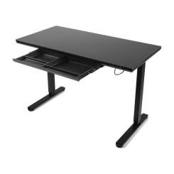 Компьютерный стол Barsky StandUp black glass 1200*600 Фото 4