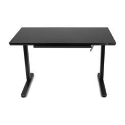 Компьютерный стол Barsky StandUp black glass 1200*600 Фото 5
