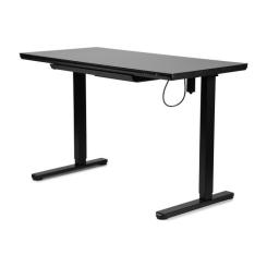 Компьютерный стол Barsky StandUp black glass 1200*600 Фото 6