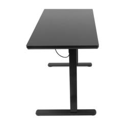 Компьютерный стол Barsky StandUp black glass 1200*600 Фото 8