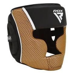 Боксерский шлем RDX Aura Plus T-17 Black Golden XL Фото 2