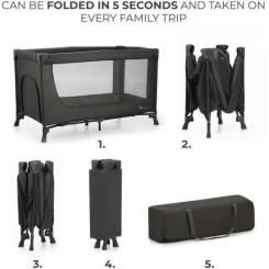 Детский манеж Kinderkraft Joy Light Grey Фото 2