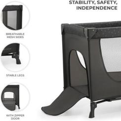 Детский манеж Kinderkraft Joy Light Grey Фото 3