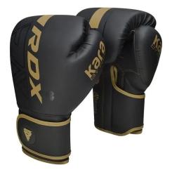 Боксерские перчатки RDX F6 Kara Matte Golden 12 унцій Фото 1