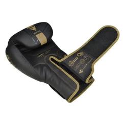 Боксерские перчатки RDX F6 Kara Matte Golden 12 унцій Фото 6