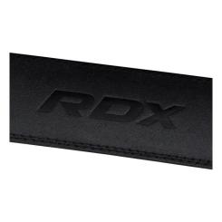 Атлетический пояс RDX 4 шкіряний Full Black M Фото 3
