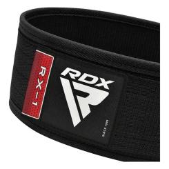 Атлетический пояс RDX RX1 Weight Lifting Belt Black XL Фото 4