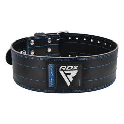 Атлетический пояс RDX для пауерліфтингу RD1 шкіряний Blue L Фото