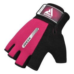 Перчатки для фитнеса RDX W1 Half Pink S Фото 4