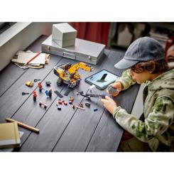 Конструктор LEGO City Желтый строительный экскаватор Фото 9