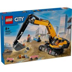 Конструктор LEGO City Желтый строительный экскаватор Фото