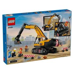 Конструктор LEGO City Желтый строительный экскаватор Фото 6