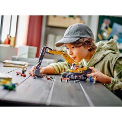 Конструктор LEGO City Желтый строительный экскаватор Фото 7