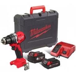 Шуруповерт Milwaukee ударний М18 BLPDRC-422С, 60Нм, 2Ah+4Ah, кейс Фото