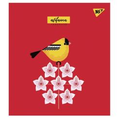 Тетрадь Yes А5 Avifauna 24 аркуша лінія Фото