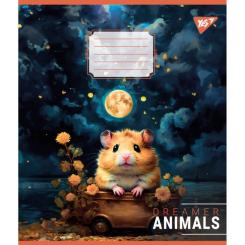 Тетрадь Yes Dreamer animals 24 аркушів клітинка Фото 4