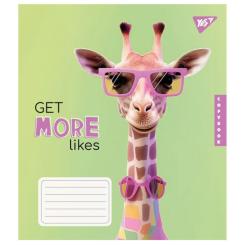 Тетрадь Yes Get more likes 18 аркушів клітинка Фото 2
