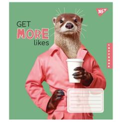 Тетрадь Yes Get more likes 18 аркушів клітинка Фото 4