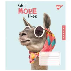 Тетрадь Yes Get more likes 18 аркушів клітинка Фото 5