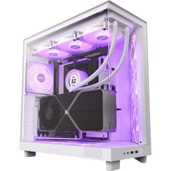 Корпус для ПК NZXT H6 Flow RGB All White Фото 1