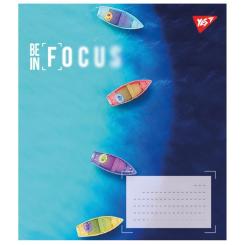 Тетрадь Yes Be in focus 96 аркушів клітинка Фото 1