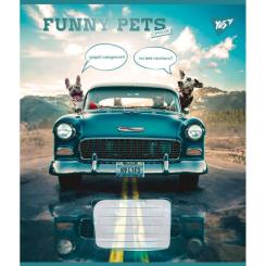 Тетрадь Yes Funny pets 48 аркушів клітинка Фото 1