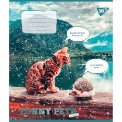 Тетрадь Yes Funny pets 48 аркушів клітинка Фото 2