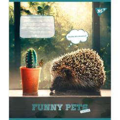 Тетрадь Yes Funny pets 48 аркушів клітинка Фото 3