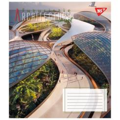 Тетрадь Yes Futuristic architecture 60 аркушів лінія Фото 2