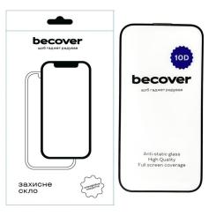 Стекло защитное BeCover Apple iPhone 15 10D Black Фото