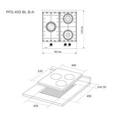 Варочная поверхность Pyramida PFG 453 BL B-A Фото 11