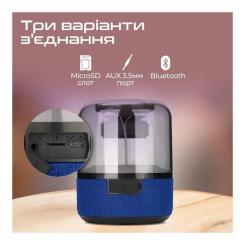 Акустическая система Promate Glitz-L Blue Фото 5